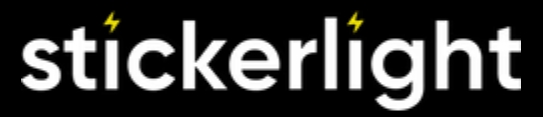 stickerlight logo black